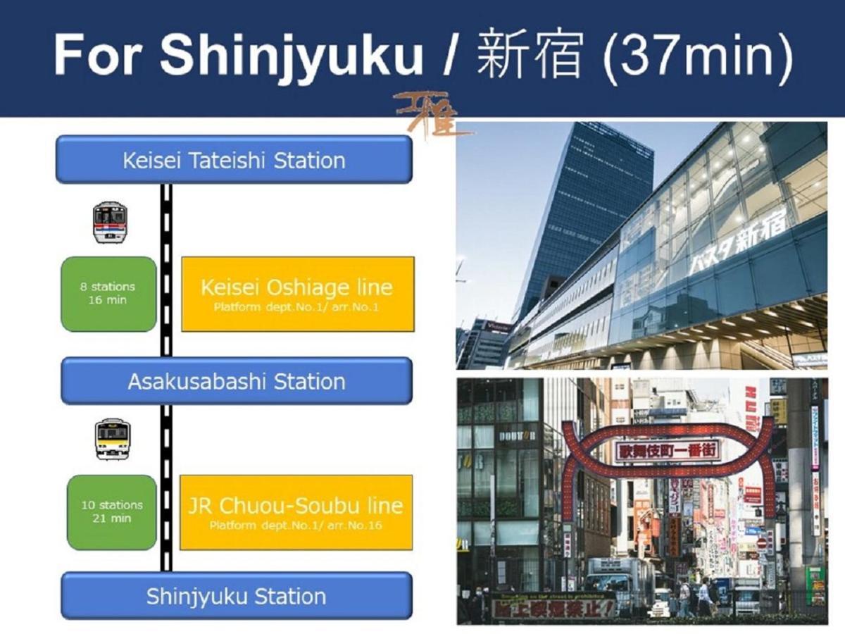 Vacation Rental Miyabi/Downtown/Tokyo Airport 외부 사진